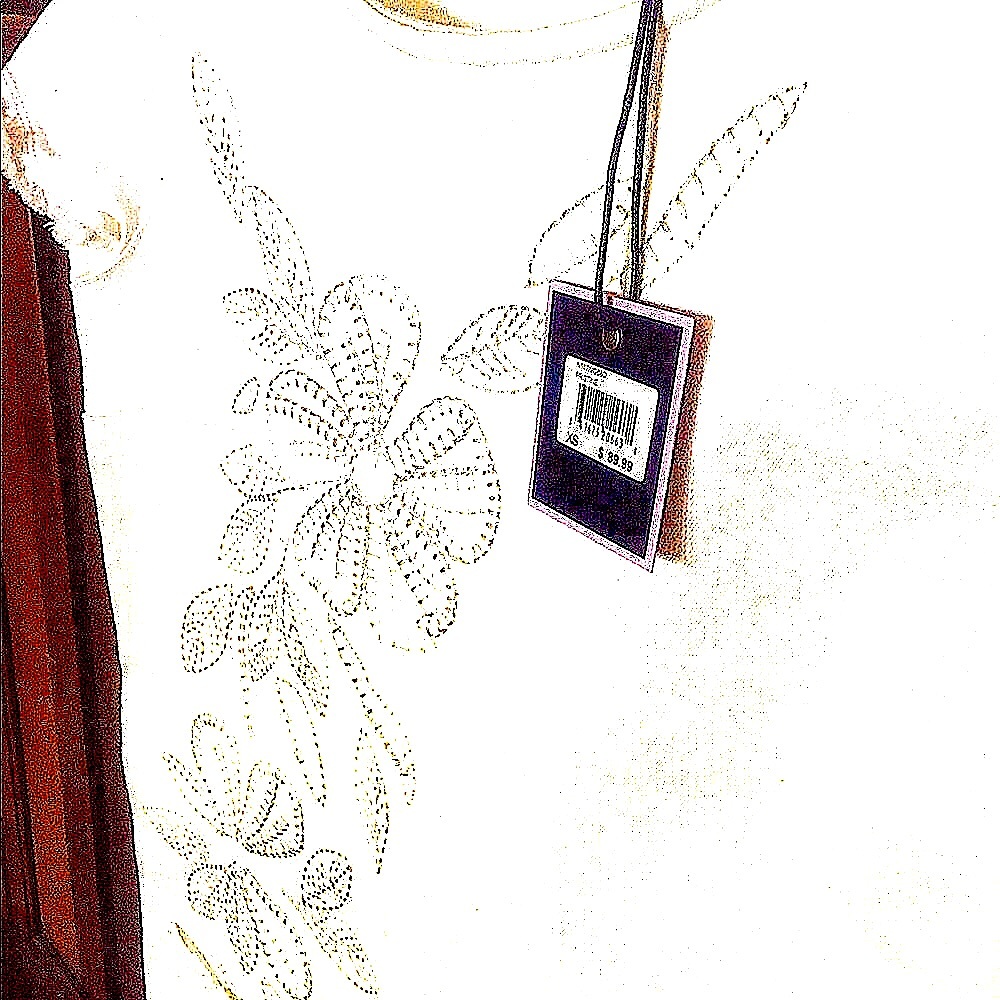 🐑🐑🐹🐇🐇Oversized Nanette artsy embroidery neutral flax stretchy tunic dress NWT